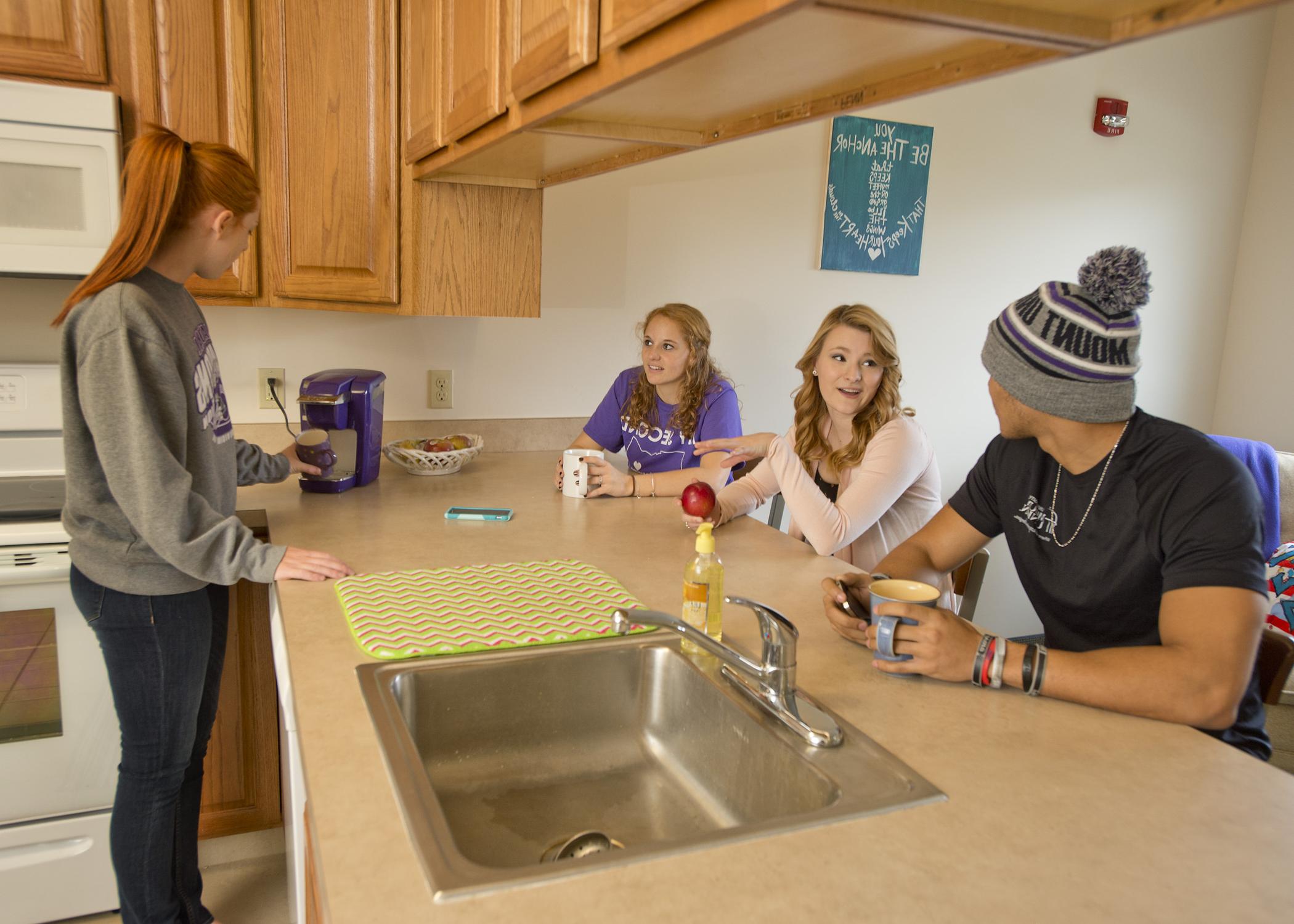 Interior of Townhouse housing option at Mount Union